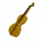 Solid Gold Fiddle icon png