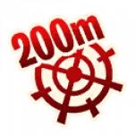 200 Meters icon png