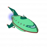 Planet Express Ship featured png